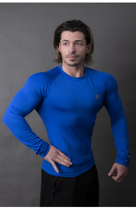 Mavi Performance Serisi Dalgıç Kumaş Uzun Kollu T-Shirt